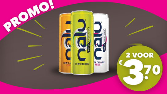 Nalu 25cl 2 voor € 3,70